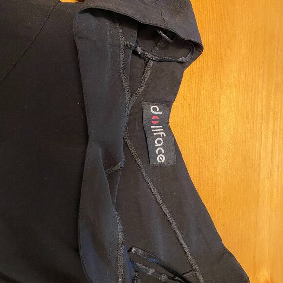 Dollface Asymmetrical Black Graphic Tunic - Picture 9 of 10